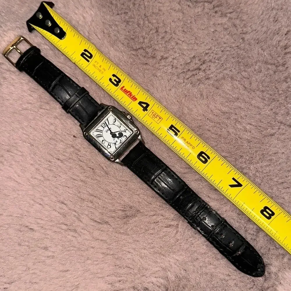 Disney Adult Classic Square Metal Analog Quartz Watch